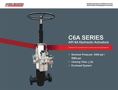 Download Api 6a Hydraulic Actuator Brochure